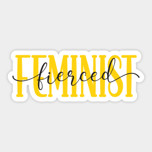 Fierced Feminist Sticker